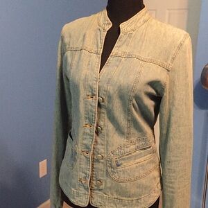 Tristan & Iseut Jean Jacket Size M Soft Denim Fabric